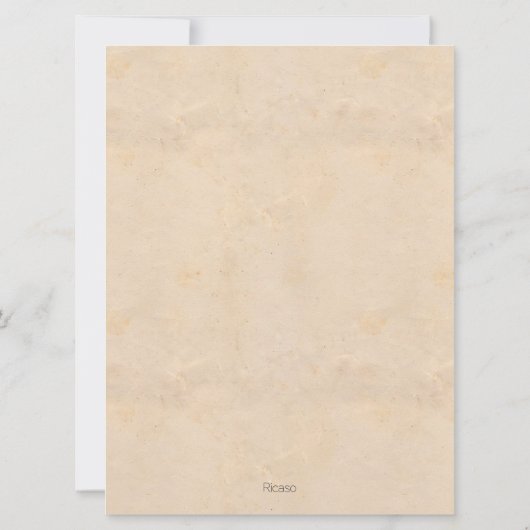 Brief vom Weihnachtsmann Personalisiert (Rückseite)