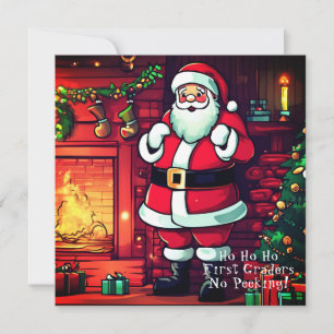 Brief vom Weihnachtsmann Weihnachtsgeschenke des Feiertagskarte