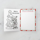 Brief vom Weihnachtsmann | Weihnachtsliste | Farbs Karte (Innenseite)