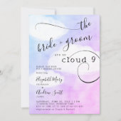 Brief von Cloud 9 Humorer Fun Polterabend Einladung (Vorderseite)