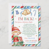 Brief von Elf Christmas Boy Letter Card Einladung (Vorderseite)