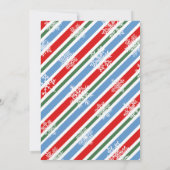 Brief von Elf Christmas Boy Letter Card Einladung (Rückseite)