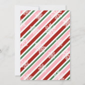 Brief von Elf Christmas Girl Letter Card Einladung (Rückseite)