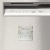 Brief von George Frederick Händel Magnet (In Situ (Geschirrspüler))