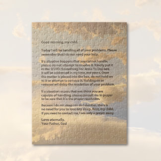 Brief von Gott Puzzle