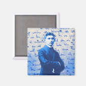 Brief von Kafka Magnet (Vorderseite/Rückseite)