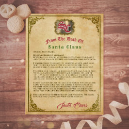 Brief von Santa Custom Kids Weihnachtsnachricht