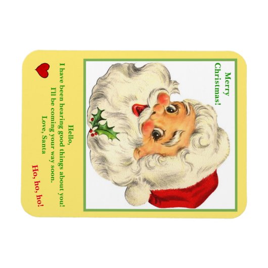 Brief von Santa Keepake Magnet (Horizontal)