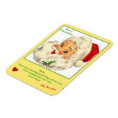 Brief von Santa Keepake Magnet (Linke Seite)