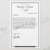 Brief von Santa Naughty Editable (Vorderseite)