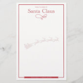 Brief von Santa Nice Blank (Vorderseite)