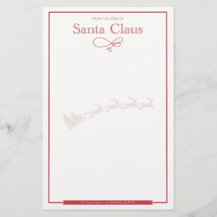 Brief von Santa Nice Blank