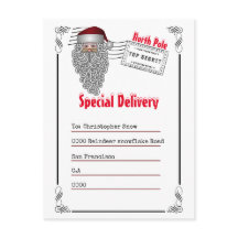 Brief von Santa North Pole an Kinder