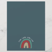 Brief von Santa Scandi Frohe Weihnachten (Rückseite)