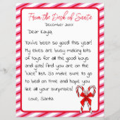 Brief von Weihnachtskid (Vorderseite)