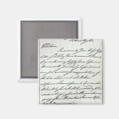 Brief von William IV an Lady Nelson Magnet (Vorderseite/Rückseite)