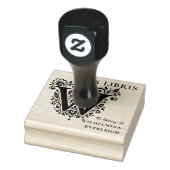 Brief W Botanisches Ex Libris Buchzeichen Stempel (Stempel)