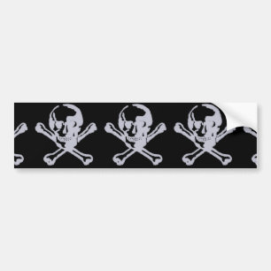 Briefbeschwerer-Art-Piratenflagge Autoaufkleber