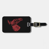 Briefbeschwerer-Art-Rot-Hahn Gepäckanhänger (Vorderseite horizontal)