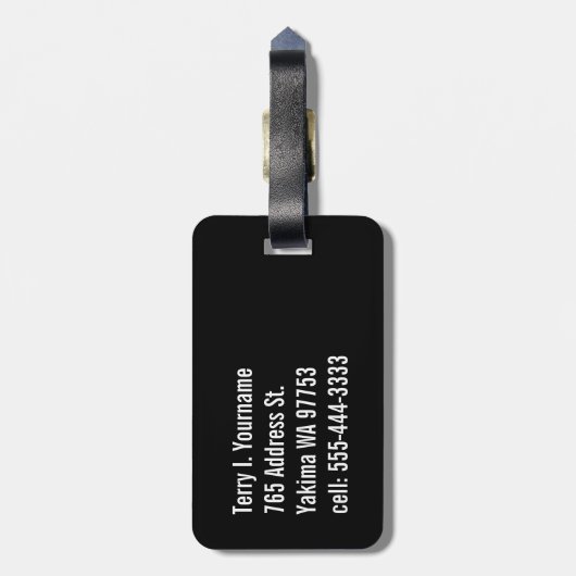 Briefbeschwerer-Art-Rot-Hahn Gepäckanhänger (Rückseite vertikal)