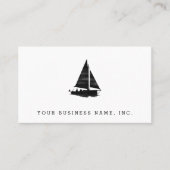 Briefbeschwerer-Art-Segelboot Visitenkarte (Vorderseite)