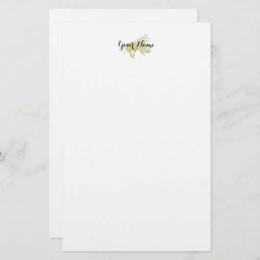 Briefbeschwerer-Biene Briefpapier (Vorne/Hinten)