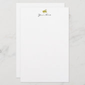 Briefbeschwerer-Biene Briefpapier (Vorne/Hinten)