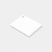 Briefbeschwerer-Biene Post-it Klebezettel (angewinkelt)
