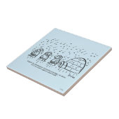 Briefbeschwerer Fliese (Seite)