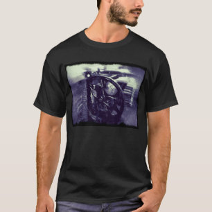 Briefbeschwerer Grunge mit Grenzdunkelheits-T - T-Shirt
