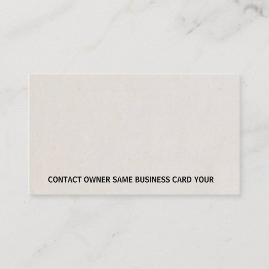 Briefbeschwerer-moderne berufliche Geschäfts-Karte Visitenkarte (Rückseite)