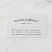 Briefbeschwerer-modernes berufliches Weiß Visitenkarte (Vorderseite)