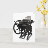 Briefbeschwerer notecard 1888 karte (Gelbe Blume)