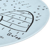 Briefbeschwerer Schneidebrett (Ecke)