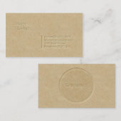 Briefbeschwerer-Visitenkarte Johnny Sayegh Visitenkarte (Vorne/Hinten)