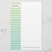 Briefbogen Briefpapier (Vorderseite)