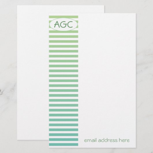 Briefbogen Briefpapier (Vorne/Hinten)