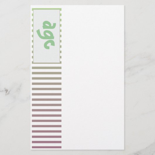 Briefbogen Briefpapier (Vorderseite)