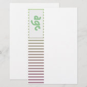 Briefbogen Briefpapier (Vorne/Hinten)