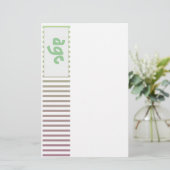 Briefbogen Briefpapier (Stehend Vorderseite)