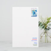 Briefbogen bunt beschriftet briefpapier (Stehend Vorderseite)