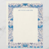 BRIEFBOGEN: WILLIAM MORRIS : "HONEYSUCKLE" BRIEFBOGEN (Vorne/Hinten)