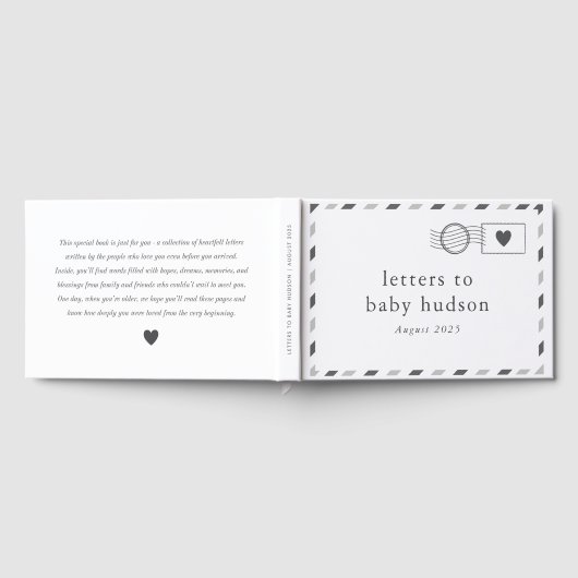 Briefe an das Baby Gästebuch (Voll)