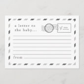 Briefe an das Baby Hinweiskarte (Vorderseite)