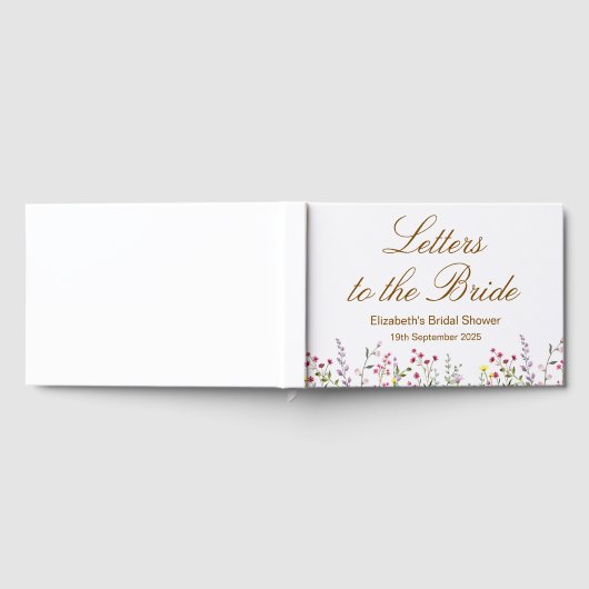 Briefe an das Braubuch, Bride Scrapbook, Bridal Gästebuch (Voll)