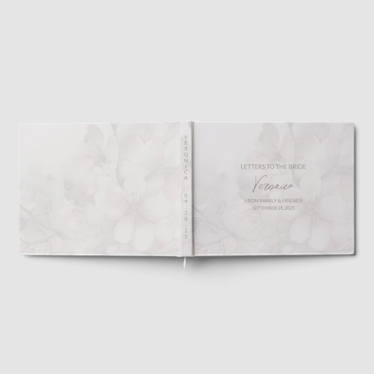 Briefe an das Bride Keepake Notebook Gästebuch (Voll)