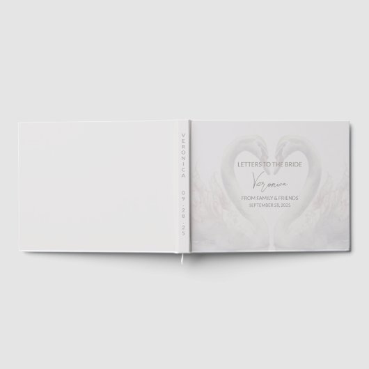 Briefe an das Bride Keepake Notebook Gästebuch (Voll)