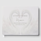 Briefe an das Bride Keepake Notebook Gästebuch (Vorderseite)