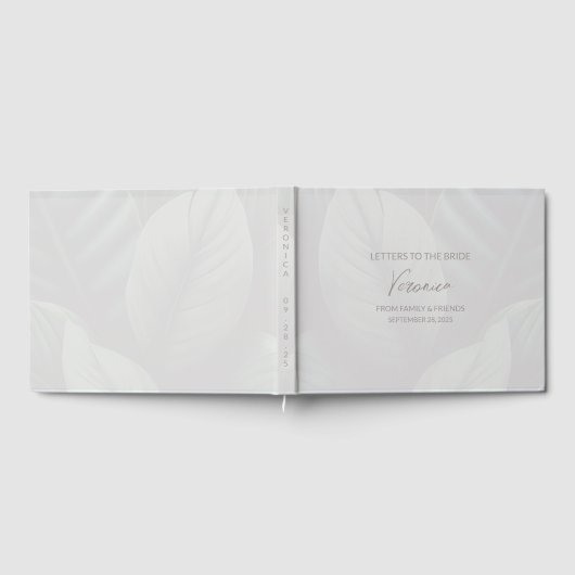 Briefe an das Bride Keepake Notebook Gästebuch (Voll)