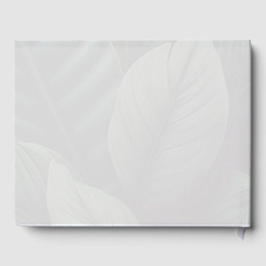 Briefe an das Bride Keepake Notebook Gästebuch (Rückseite)